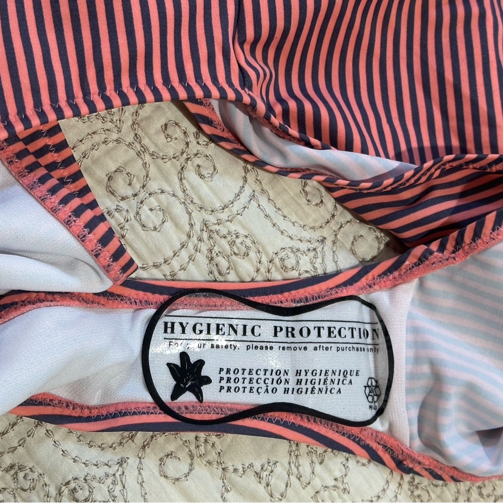 Motherhood Maternity Striped BEACH BUMP Bikini Bottoms UPF 50+ - Picture 4 of 8